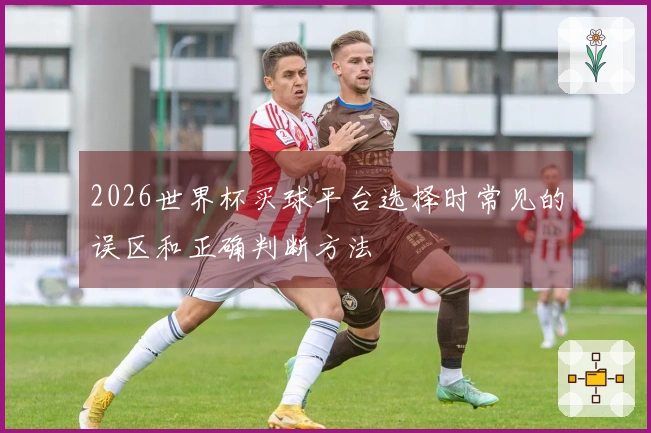2026世界杯买球平台选择时常见的误区和正确判断方法
