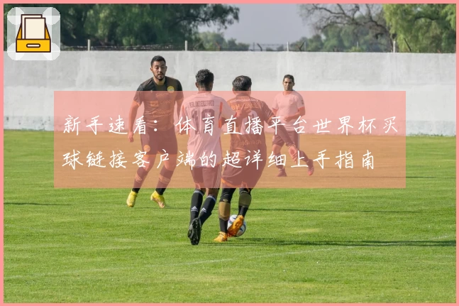 新手速看：体育直播平台世界杯买球链接客户端的超详细上手指南