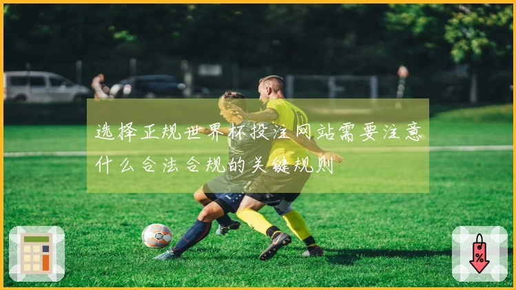 选择正规世界杯投注网站需要注意什么合法合规的关键规则
